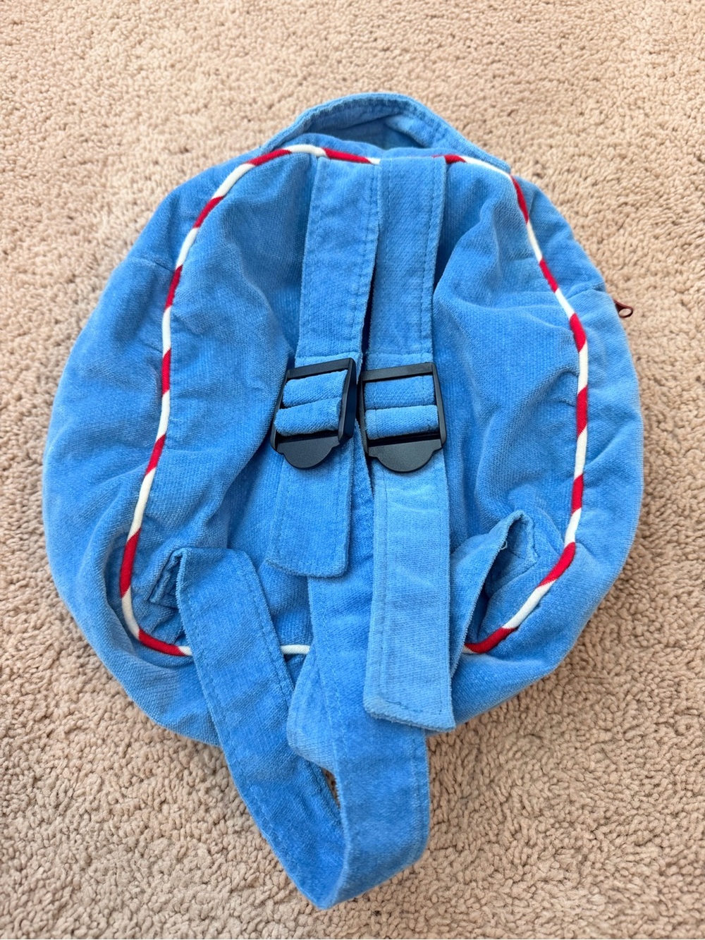 Bunnies By The Bay Skipit Puppy Blue Plush Kids Backpack - Picture 3 of 7